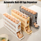 4 Tier Automatic Rolling Egg Organizer, Storage 30 Egg Container, Space Saving