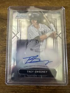2022 Bowman Sterling Trey Sweeney Prospect Auto Autograph #PA-TS Yankees