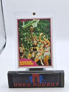 1981 TOPPS #109 MAGIC JOHNSON WEST SUPER ACTION NICE CARD!