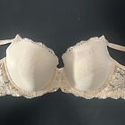 VICTORIA’S SECRET 36D DREAM ANGELS LINED DEMI BRA Stain On Cup