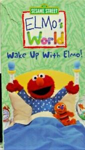 Sesame Street Elmo’s World Wake Up With Elmo! (VHS, 2002)