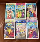 Teletubbies (6)VHS Lot - Hug, Funny, Dance, Here Come, Nursery, Bedtime