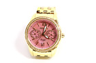 Invicta 31379 Women s Angel Pink MOP Dial Yellow Gold Case Watch