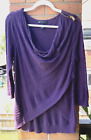 INC purple 3/4 Sweater XL W1008