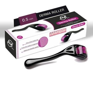 540 Titanium Microneedle Derma Roller Micro Needle Skin Care For Hair Loss Beard