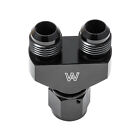 Y Block Adapter Fitting 10 AN Female To Parallel Exit Dual 10 AN Male 10/10/10an