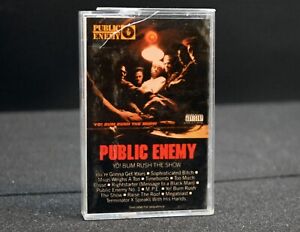 1987 Public Enemy Yo! Bum Rush The Show Def Jam Cassette Tape 80s Rap & Hip-hop