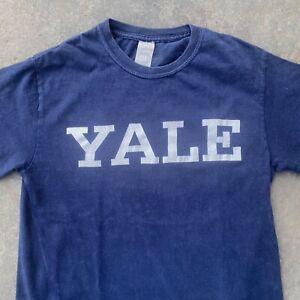 Yale Official Campus Merch Spellout Tee Size Small