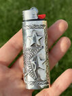 Sunshine Reeves 925 Sterling Silver Stamped Handmade Lighter Holder Case
