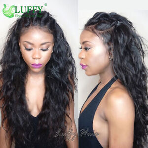 Water Wave 360 Lace Front Human Hair Wig Pre Plucked Full Lace Wig With BabyHair