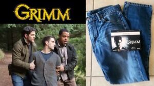 GRIMM: Nick/David Giuntoli blue jeans with Studio COA