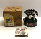 New ListingVintage COLEMAN 502-700 Green Sportster Camp Stove In Box W/ Manual