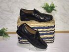 French Shriner Dayton Black Leather Slip On Loafers Shoes Men's Size 12