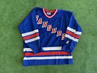 Vintage Starter NHL New York Rangers Jersey Size XL 25x30 Authentic Rare