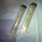 2 X 60 ml LUER LOCK STERILE SYRINGES Sterile Syringe Only No Needle Hydrophonics