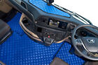 TRUCK ECO LEATHER FLOOR MATS SET-BLUE   Suitable for  MAN TGX  from 2021 [ new]