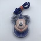 Disney Mickey Mouse Wired PS2 Computer Mouse WWL  Model 0175  Blue