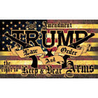 Trump Law & Order 2nd Amendment 2024 President Flag USA America 3x5 Feet MAGA
