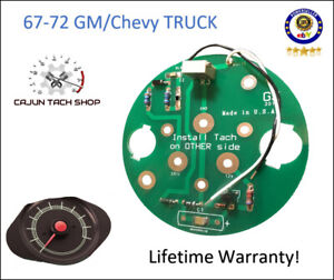 Tachometer Circuit Board - New! - 1967-72 GM/Chevy Trucks, C10,Blazer,Cheyenne