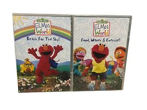 Sesame Street Elmo's World Reach for the Sky, Food Water Exercise; Excellent DVD
