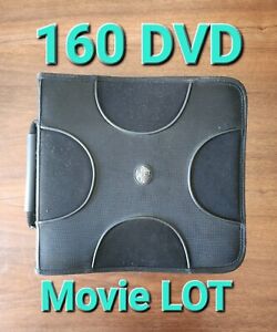 160 Movie DVD LOT Binder.  Kids, Comedy, Romance, Action Thriller  *NO Doubles*