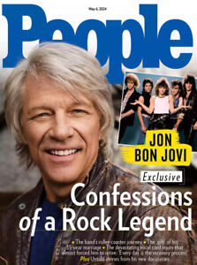 JON BON JOVI CONFESSION OF A ROCK LEGEND - PEOPLE MAGAZINE - MAY 2024 - NEW