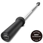 XPRT Fitness Olympic Technique Training Barbell Aluminum Weightlifting 6ft, 15lb