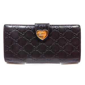 Gucci Long Wallet  Brown Leather 1278021