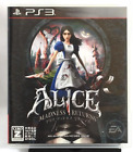 PS3  - Sony PlayStation 3 Alice Madness Returns JP Edition - Japan Japanese F/S*