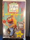 Sesame Street Elmo's World Wild Wild West VHS Tape