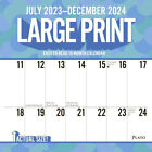 Browntrout  Large Print 2024 12 x 12 Wall Calendar w