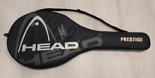 Andre Kirk Agassi Hand Signed/Autographed Racket Cover + Head Prestige Racket