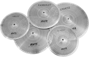 Mosico Low Volume Cymbal Pack Mute Cymbal Set 14161820 5 Pieces Drum C...