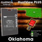 Garmin HuntView PLUS Map OKLAHOMA - MicroSD Birdseye Satellite Imagery 24K Hunt