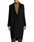 W210 NWT VINCE HIGH COLLAR V NECK WOOL BLEND WOMEN COAT XS, S, M, L in NAVY $695