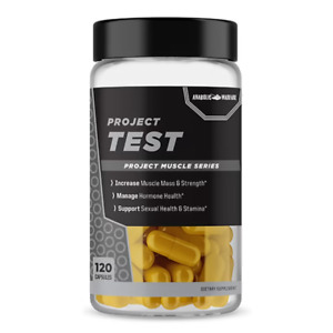 ANABOLIC WARFARE PROJECT TEST Muscle Mass & Strength Hormone Health 120 Capsules