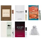 Men's perfume sampler set - Designer perfume sample Lot x 5 vials