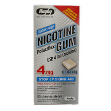 Nicotine Gum Original 50 Chews 4mg by Rugby