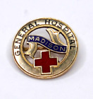 vintage Litahni Madison general hospital 10k Gold Nurse Nursing SCHOOL pin 1959