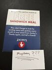 New ListingZaxby's Sandwich Meal Voucher  PLUS Mystery Combo Meal Voucher  (No Expiration)