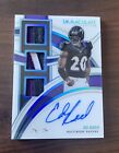 2022 Panini Immaculate Ed Reed Triple Patch On Card Auto HOF TRUE 1/1!