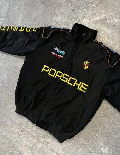 Porsche jacket Adult F1 Vintage Racing jacket Embroidered UniSex Nascar
