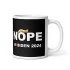 Nope Biden Vote for Biden USA President Elections 2024 Coffee Tea Ceramic Mug