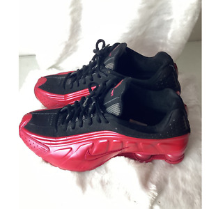 Nike Shox R4 Voltage Cherry Blk Running Shoe 302874-600 Sz 10 Rare