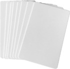 Premium Blank PVC Cards for ID Badge Printers Graphic Quality White Plastic CR80