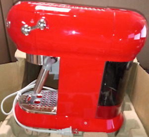 SMEG Espresso Machine Red ECF01RDUS.
