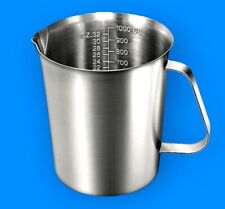 Vollrath Measuring Cup 9532 Stainless Steel Pitcher Coffee Barista 32 Oz 1000 CC