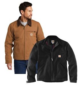 New Mens Carhartt Duck Detroit Jacket Work Coat CT103828 - Pick Size and Color