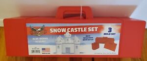 Flexible Flyer Sand Castle / Snow Castle 3 pc mold set..Great for the beach!!!