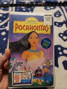 New ListingPocahontas 1996 VHS Walt Disney Masterpiece Collection Brand New/ Sealed